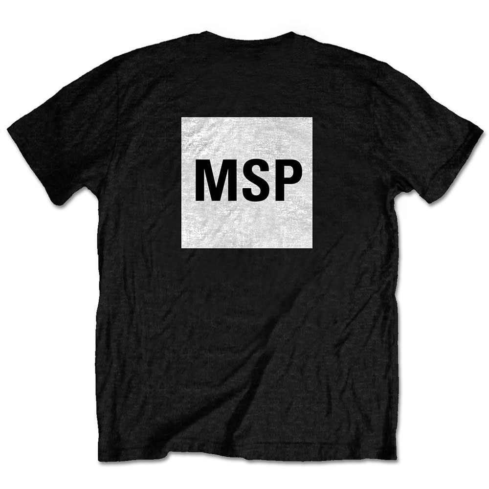Manic Street Preachers - Block Logo Heren Tshirt - Zwart